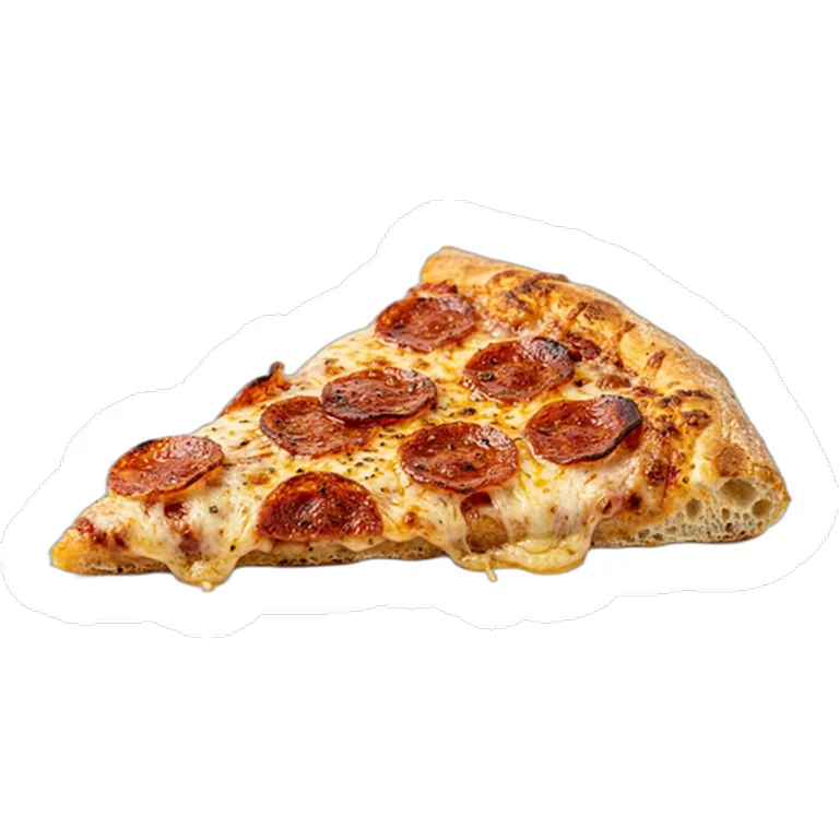 Pizza slice sticker