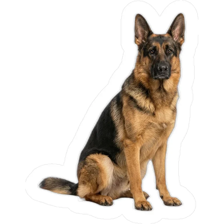 Custom dog photo decal as a gift